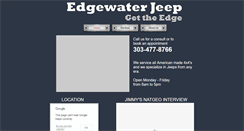 Desktop Screenshot of edgewaterjeep.com