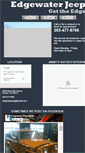 Mobile Screenshot of edgewaterjeep.com
